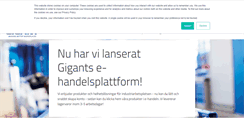 Desktop Screenshot of gigant.se
