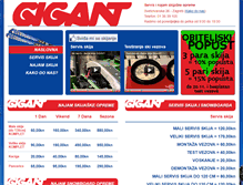 Tablet Screenshot of gigant.hr